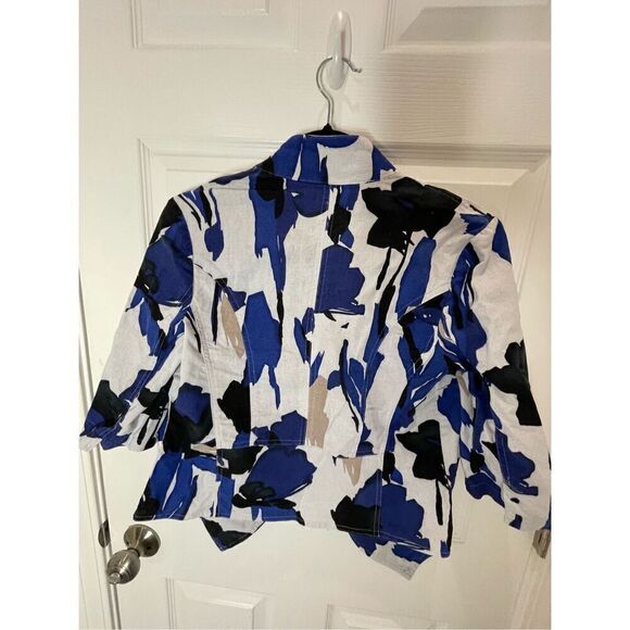 Cato women’s linen blend jacket size 12 - Picture 2 of 6